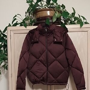 Calvin Klein Women's Puffer Jacket - Dark Brown